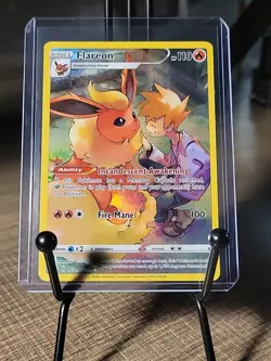 Flareon & Blue TG01/TG30 Brilliant Stars Trainer Gallery NM Rare Pokemon Card - Image 3