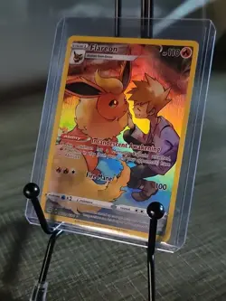 Flareon & Blue TG01/TG30 Brilliant Stars Trainer Gallery NM Rare Pokemon Card - Image 4