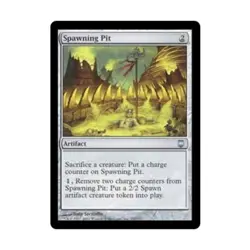 WOTC MtG Darksteel Spawning Pit (U) (Foil) NM - Image 1