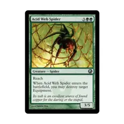 WOTC MtG Scars of Mirrodin Acid Web Spider (U) (x4) NM - Image 1