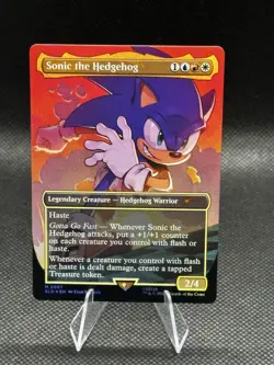 MTG Sonic the Hedgehog (Rainbow Foil) Secret Lair x Sonic 2087 NM FAST SHIPPING! - Image 2
