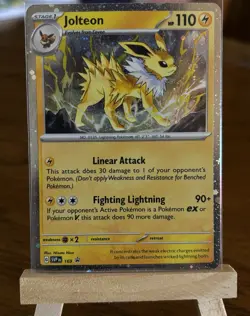 Pokemon TCG - Jolteon - SVP169 - Black Star Promo - LP - Image 3