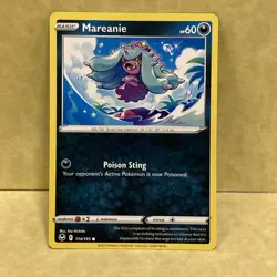 Mareanie 114/195 Regular Common Silver Tempest Pokemon Trading Card TCG - Image 1