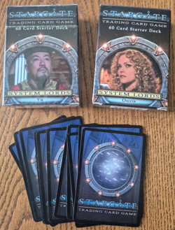 Stargate Trading Card Game TCG CCG Collection 2 Starters 1 Booster Unplayed - Image 1