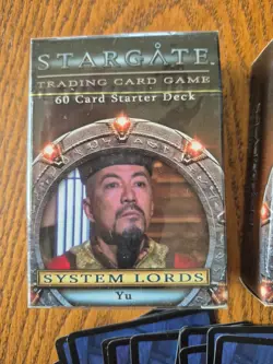 Stargate Trading Card Game TCG CCG Collection 2 Starters 1 Booster Unplayed - Image 2