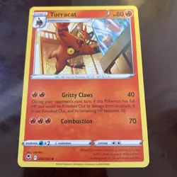 Torracat 031/195 Uncommon Silver Tempest Pokemon TCG REGULAR FINISH CARD - Image 1