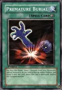 Premature Burial - 1st Edition SD1-EN013 - MP - YuGiOh - Image 1