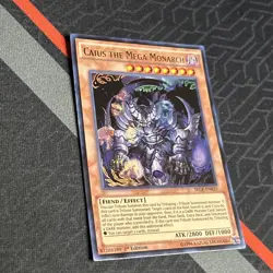Near mint Yugioh Caius The Mega Monarch SECE-EN035 Ultra Rare 1st Ed - Image 3