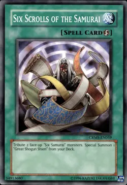 Six Scrolls Of The Samurai - CRMS-EN059 - NM - YuGiOh - Image 1