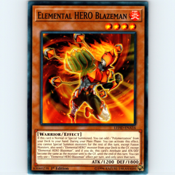 Yugioh Elemental HERO Blazeman LEHD-ENA16 1st Edition Common - NM 💎 - Image 1