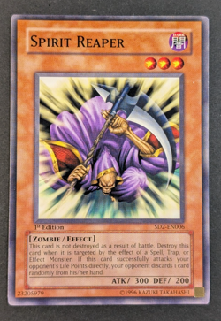 Yugioh TCG - 1x Spirit Reaper - SD2-EN006 - NM/LP - 1st Edition - Rare - 2005 - Image 1