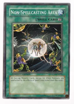 YUGIOH NON-SPELLCASTING AREA GLD1-EN035 COMMON LIMITED ED NM - Image 1