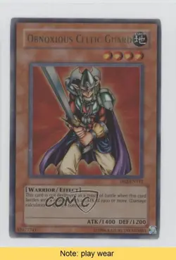 Obnoxious Celtic Guard YuGiOh Dark Beginning 2 #DB2-EN112 2005 READ u3f - Image 1