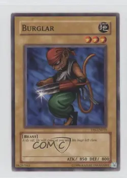 Burglar YuGiOh Tournament Pack 6 #TP6-EN019 2005 u3f - Image 1