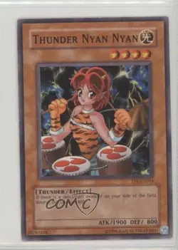 Thunder Nyan Nyan YuGiOh Tournament Pack 6 #TP6-EN014 2005 u3f - Image 1