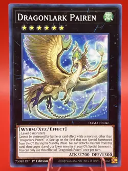 Dragonlark Pairen Dawn of Majesty #DAMA-EN046 Yugioh NM - Image 1
