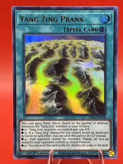 Yang Zing Prana Ghosts From the Past: The 2nd Haunting #GFP2-EN158 Yugioh - Image 1