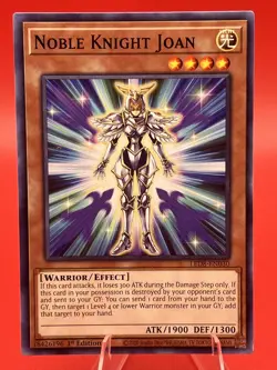 Noble Knight Joan Legendary Duelists: Synchro Storm #LED8-EN030 Yugioh NM - Image 1
