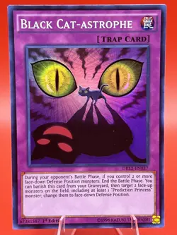 Black Cat-astrophe Dragons of Legend 2 #DRL2-EN037 Yugioh Super Rare NM - Image 1