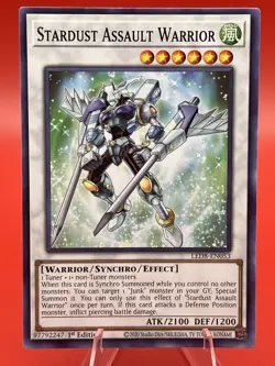 Stardust Assault Warrior Legendary Duelists: Synchro Storm #LED8-EN053 Yugioh NM - Image 1