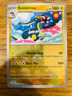 NM! Elektross Pokeball (032/086) S&V Black Bolt Reverse Holo Pokemon Card! - Image 1