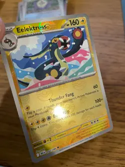 NM! Elektross Pokeball (032/086) S&V Black Bolt Reverse Holo Pokemon Card! - Image 3