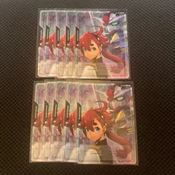 1 day 10 set Resource RP-009 Suletta & Gundam Aerial sleeved Gundam Card Bandai - Image 1