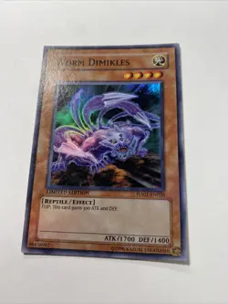 Worm Dimikles Limited Edition Super Rare HA01-EN020 Yugioh Card Yu-Gi-Oh - Image 1