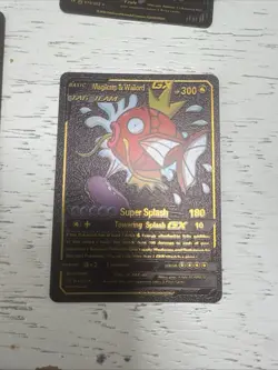 Magikarp Wailord Gx 161/181 Black Foil Fan Art Pokemon Card - Image 3