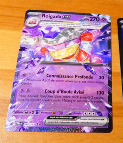 POKEMON EVOLUTIONS A PALDEA CARD HOLO CARTE ROIGADA EX 086/193 PAL FR NM - Image 1