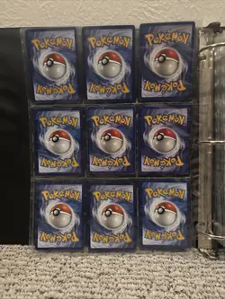 72 Card Pokemon Collection Binder Vintage Lot of Cards And New Ex Charizard - Image 3