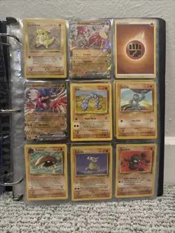 72 Card Pokemon Collection Binder Vintage Lot of Cards And New Ex Charizard - Image 4