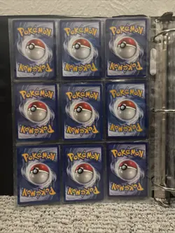 72 Card Pokemon Collection Binder Vintage Lot of Cards And New Ex Charizard - Image 5