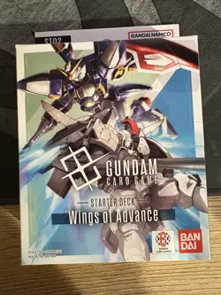 Gundam Card Game Deck Wings Of Advance ST02 ENG ***NO BONUS PACK*** - Image 1