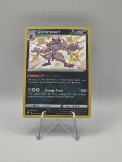 Pokemon TCG Grimmsnarl Shining Fates Holo Rare Card SV085/SV122 NM/Mint - Image 1