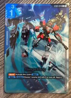 Siege Ploy Alternate Art Foil - ST02-014 C+ NM - Gundam TCG Card Game - Image 1