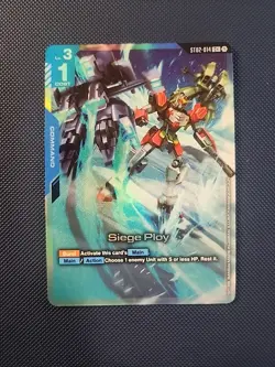 Siege Ploy Alternate Art Foil - ST02-014 C+ NM - Gundam TCG Card Game - Image 1