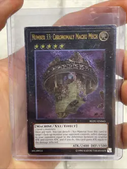 Yu-Gi-Oh! Number 33: Chronomaly Machu Mech REDU-EN043 Ultra Rare LP Yugioh! Card - Image 2