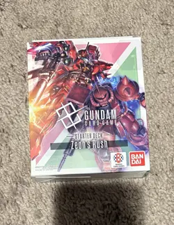 Gundam Card Game - ST03 Zeon's Rush Starter Deck - English - Deck Only - NO PACK - Image 1