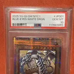YuGiOh Blue Eyes White Dragon PSA10 NYC1 2025 Promo Japan Card - Image 2