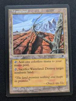 Wasteland - Tempest - NM - MTG - Magic the Gathering - Land - Image 1