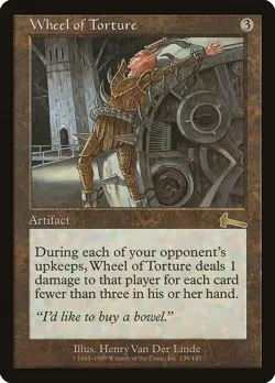 MTG - Wheel of Torture - Urza's Legacy - X1 - (LP) - - Image 1