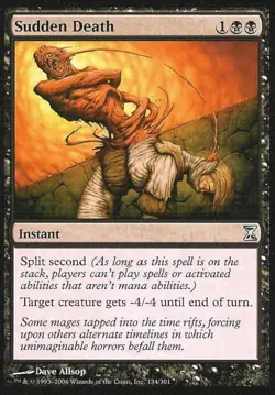 Sudden Death - Light Play MTG Time Spiral - Image 1