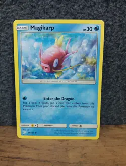 Magikarp 29/181 Sun and Moon Team Up Common Pokemon TCG Non Holo card game - Image 1