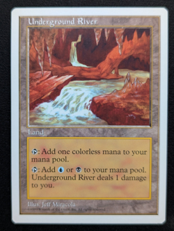 Underground River - 5th Edition - NM - MTG - Magic the Gathering - Land - Image 1