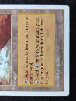 Underground River - 5th Edition - NM - MTG - Magic the Gathering - Land - Image 2