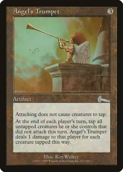 MTG - Angel's Trumpet - Urza's Legacy - X1 - (NM) - - Image 1