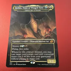 Rodan, Titan of Winged Fury - Vadrok, Apex of Thunder #383 NM Ikoria Magic MTG - Image 2