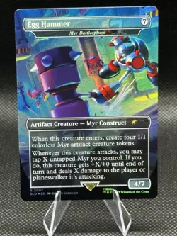 🌀 Egg Hammer 🌈 Rainbow Foil Myr Battlesphere - NM - FAST SHIPPING MTG - Image 1