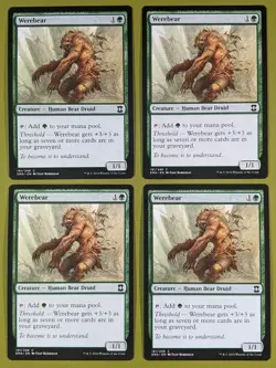 Werebear x4 Eternal Masters 4x Magic the Gathering MTG - Image 1